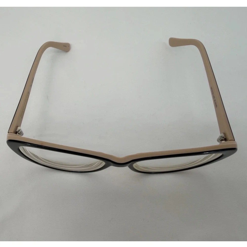 Christian Siriano CV Rose Cat Eye Eyeglasses Black Nude Frames Preppy 103-115